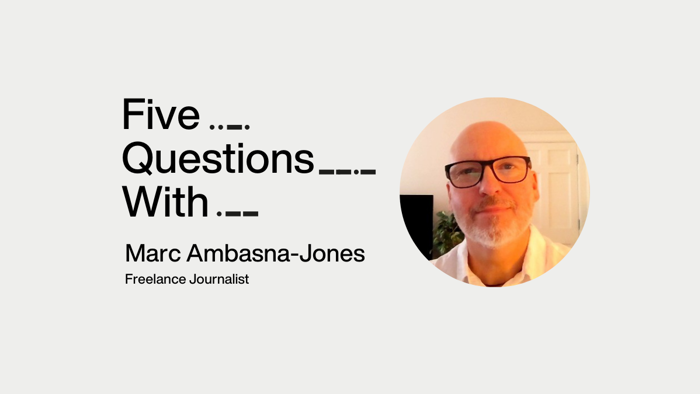Five Questions with Marc Ambasna-Jones